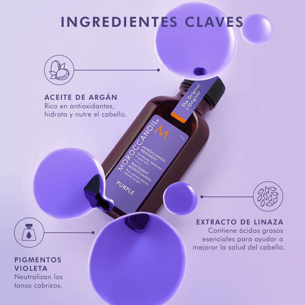 MOROCCANOIL TREATMENT PURPLE (ACEITE CAPILAR CORRECTOR DE TONO)
